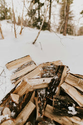 Firewood & Silver Fir 12 oz scented candle